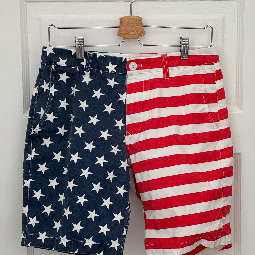 Bonobos Stars and Stripes Chino Shorts, Men’s 30”